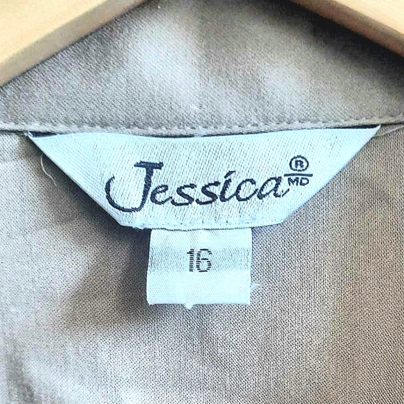 New Retro "JESSICA" Brown Shirt Dress - Picture 3 of 8